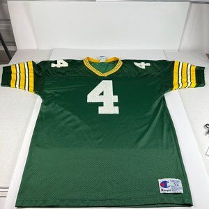 Y2K Champion Brett Favre Green Bay Packers 4 NFL Jersey 52 Extra Large Green